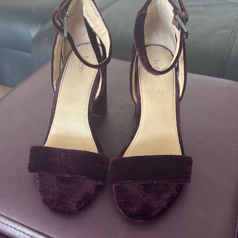 Botkier purple Velvet Sandals size 7.5